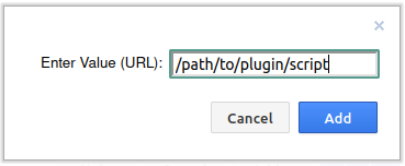 Add Live plugin to webapp custom plugins with its url